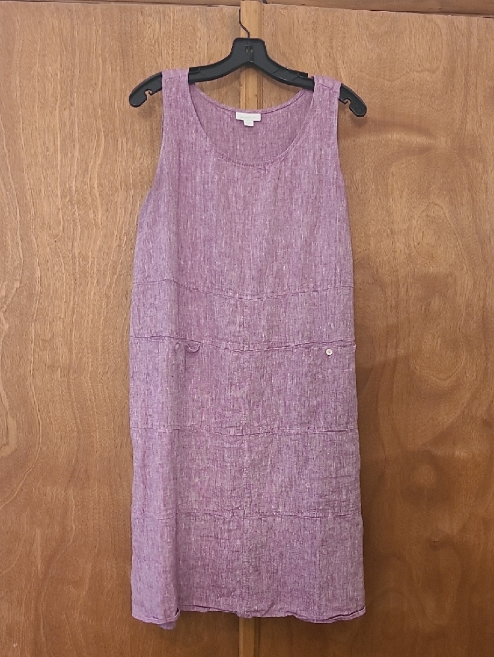 J. Jill Lavender Sleeveless Linen Midi Dress - Picture 4 of 4
